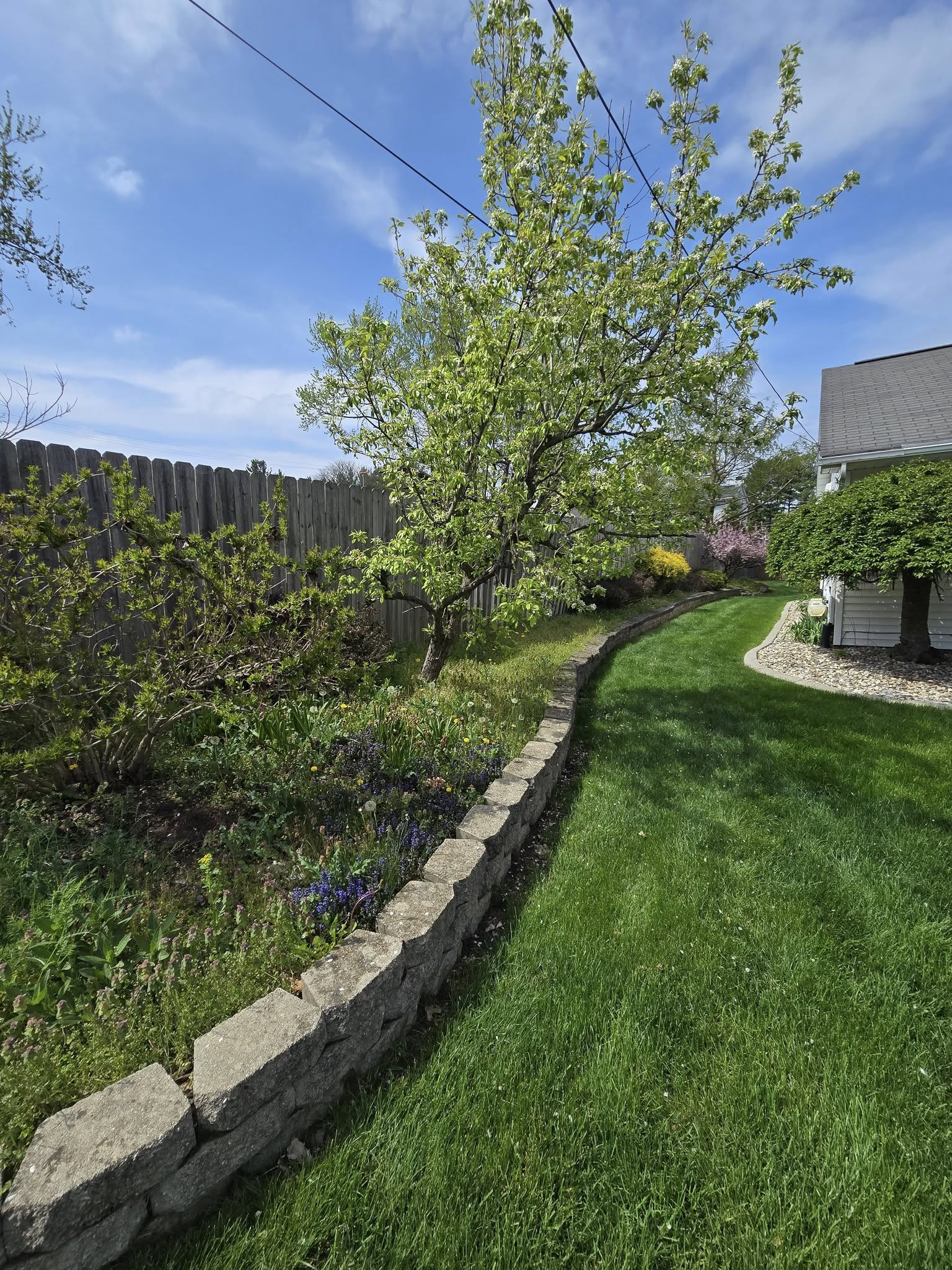 Stone Retaining Wall